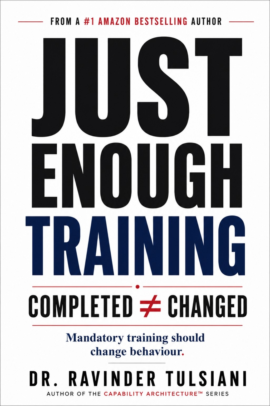 Just Enough Training cover